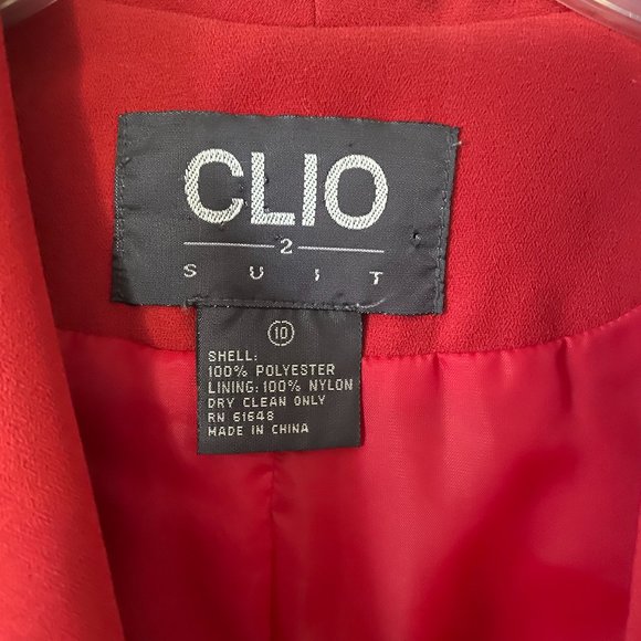 Vintage - Clio pant suit Sz 10 - Picture 3 of 6